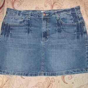 Apollo Jeans Blue Casual Mini Skirt